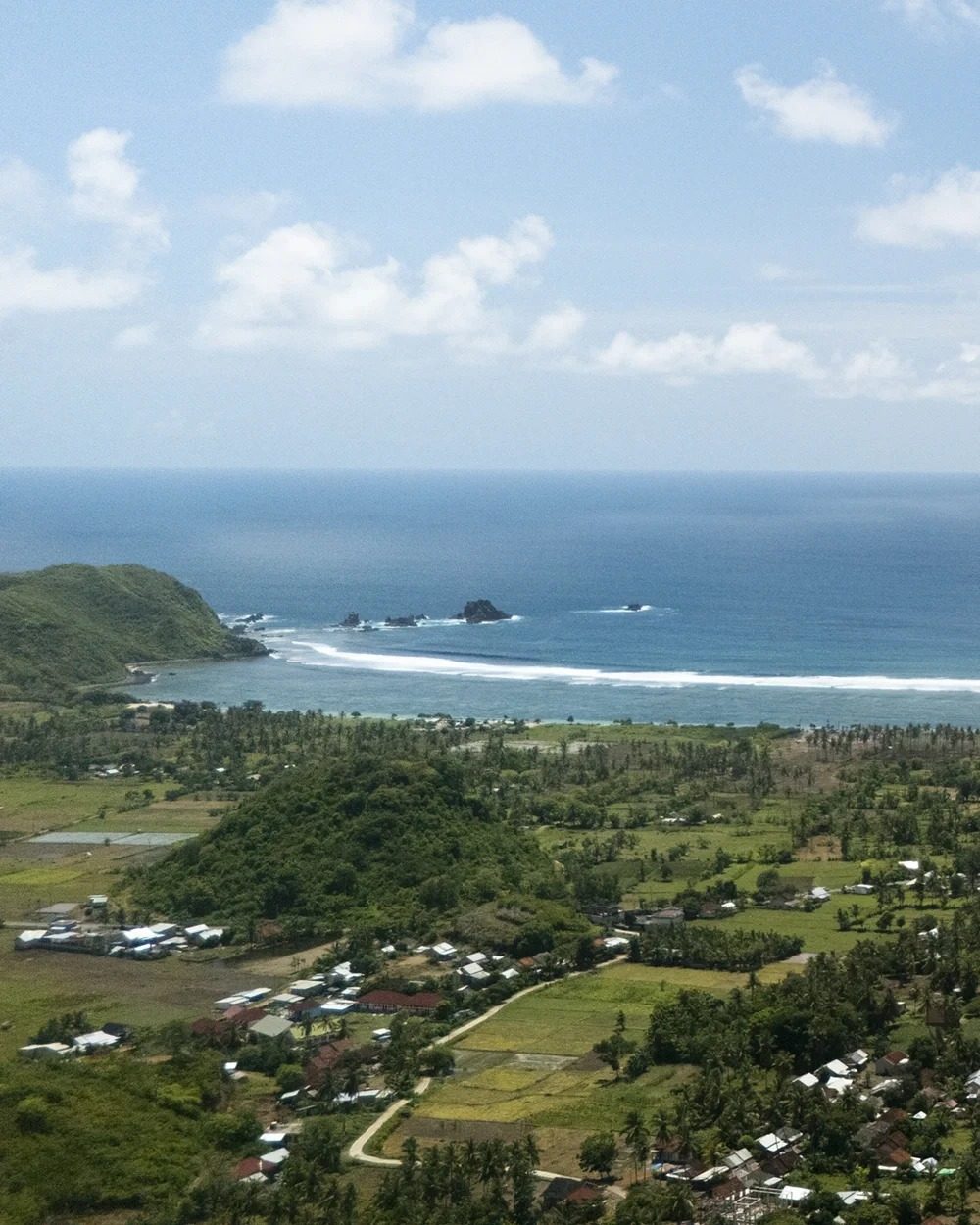 Tampah Reserve coastline, South Lombok